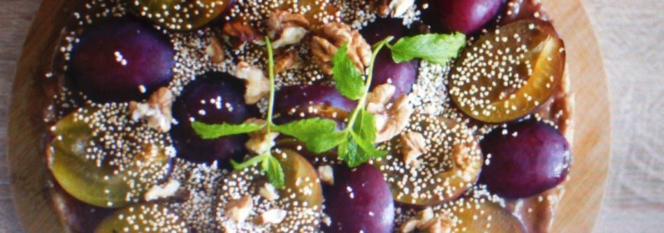 Sernik quinoa z masłem orzechowym