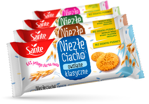 Ciasteczka owsiane Niezłe Ciacho Sante