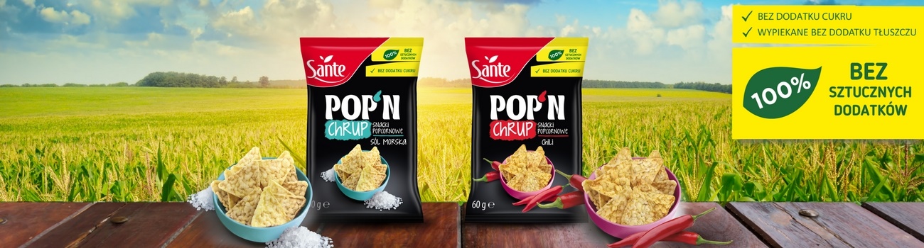 Snacki popcornowe POP’N CHRUP